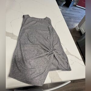 Women’s Tied Up Grey Tank